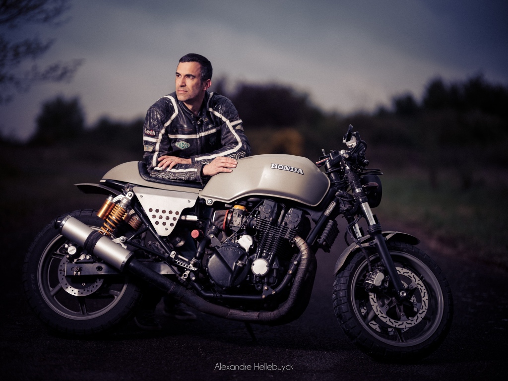 Portrait de motard - Zach Rouault - Alexandre Hellebuyck - Tous droits réservés